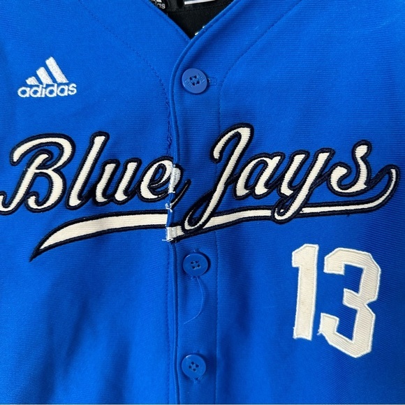 Adidas Blue Jays Toddler Jersey #13 Lawrie - Picture 4 of 7